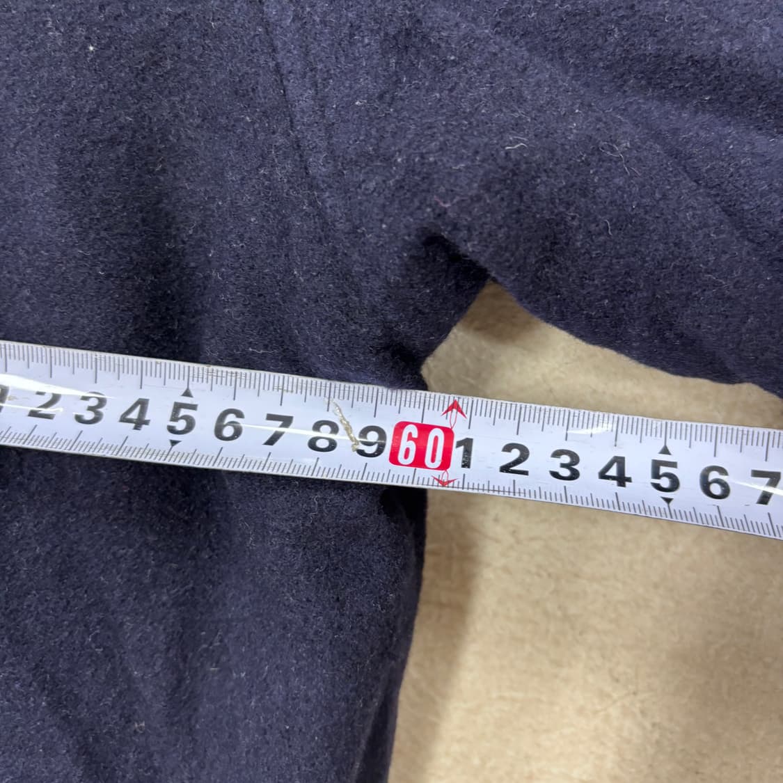 휠라 스몰로고 네이비 모직자켓 상품이미지5