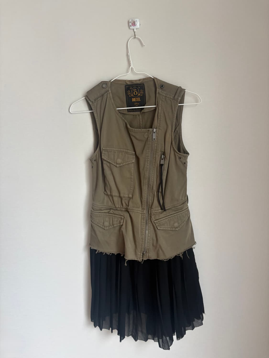 Diesel Military Utility Pleated Dress  상품이미지1