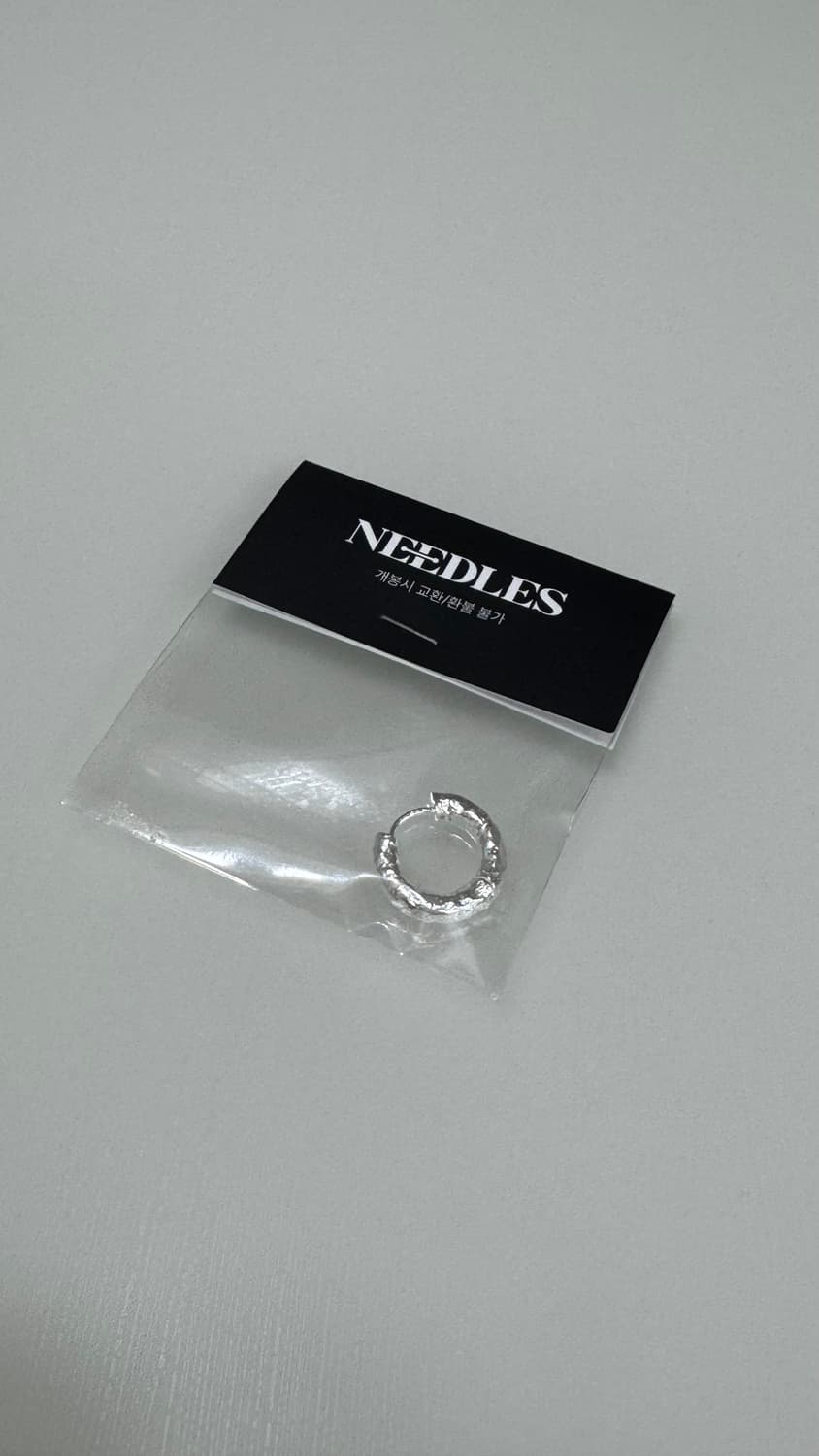 니들즈 NEEDLES [실버925] 매트 포일 원터치 링 상품이미지3