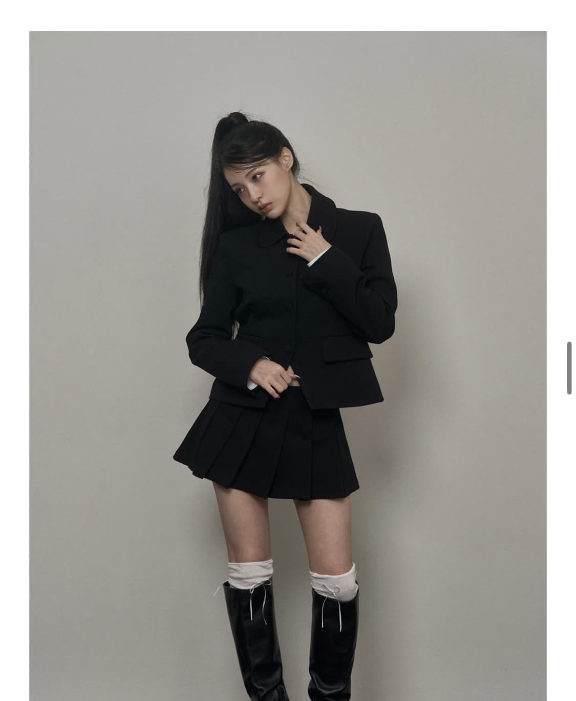 카키포인트 Tailored Jacket 블랙 상품이미지1