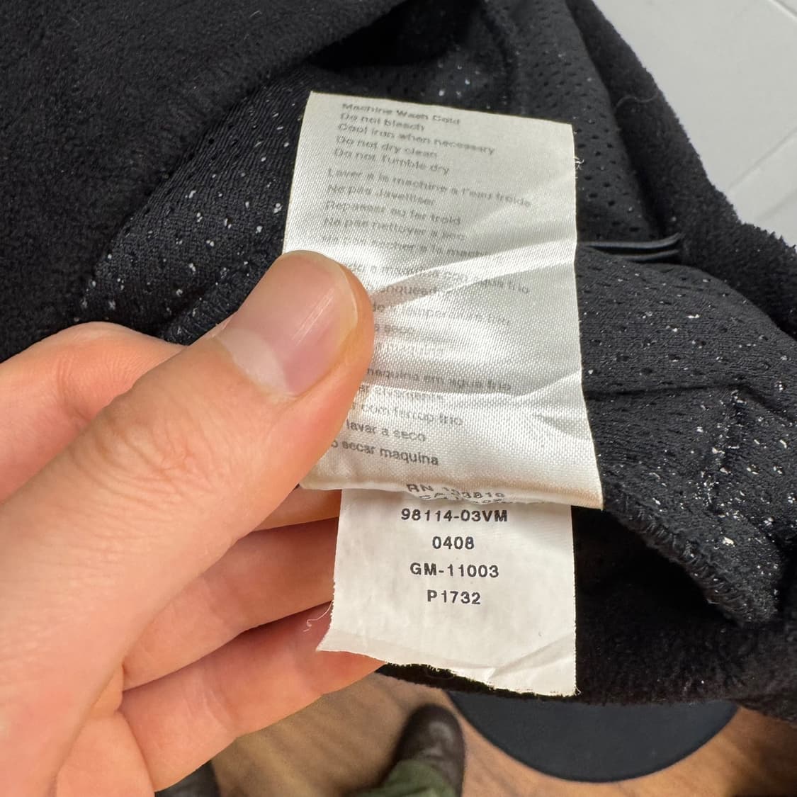 00s 할리데이비슨 플리스 자켓 손목 포켓 디테일 오렌지 블랙 상품이미지10