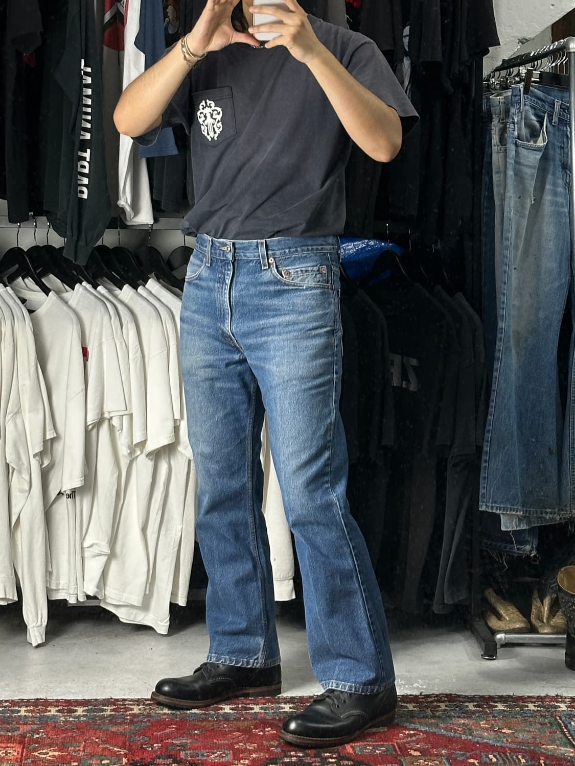 90's USA Made 빈티지 리바이스 517 부츠컷 상품이미지2