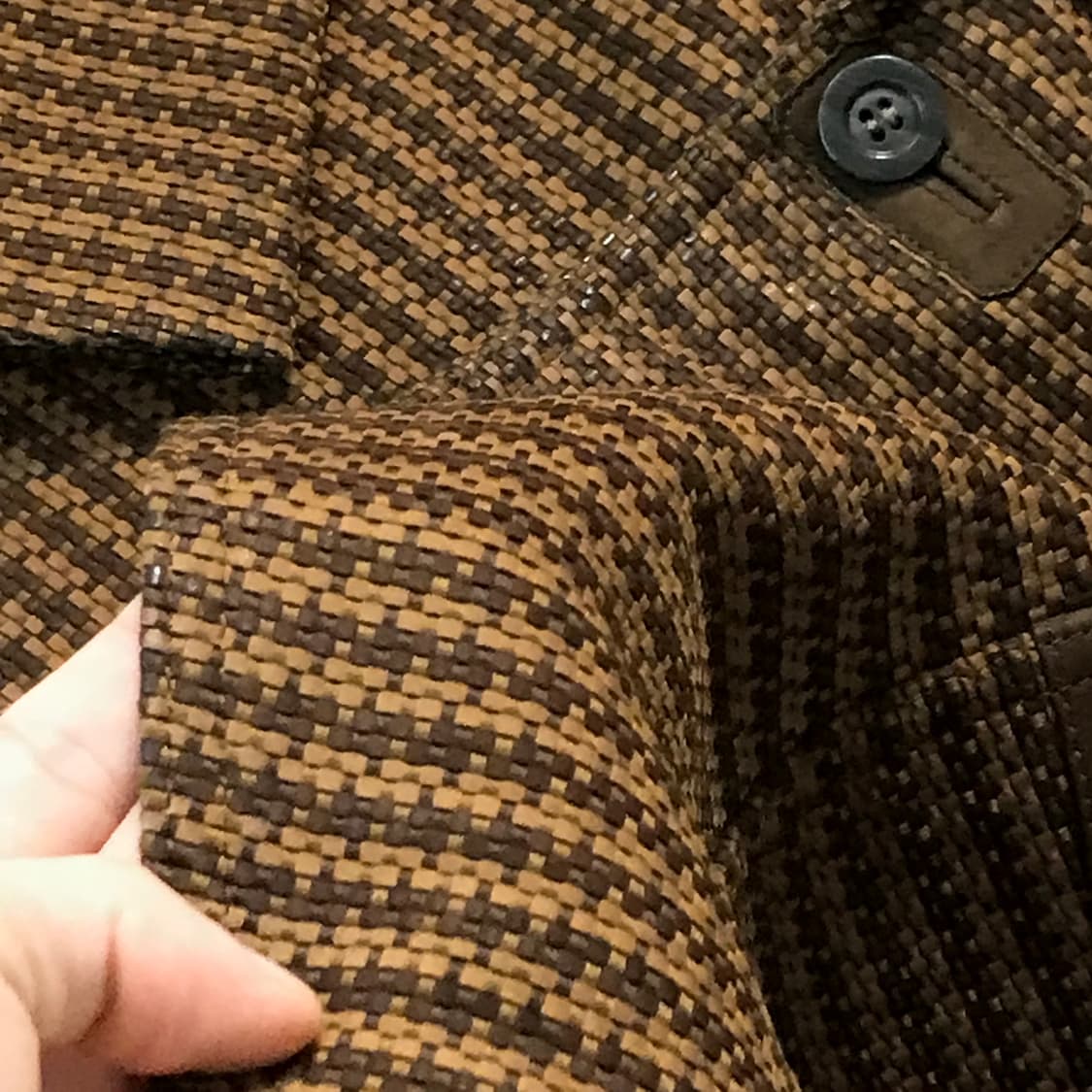 Japan 빈티지 레더 웨스턴 블레이저 자켓 남성 105 110  상품이미지4