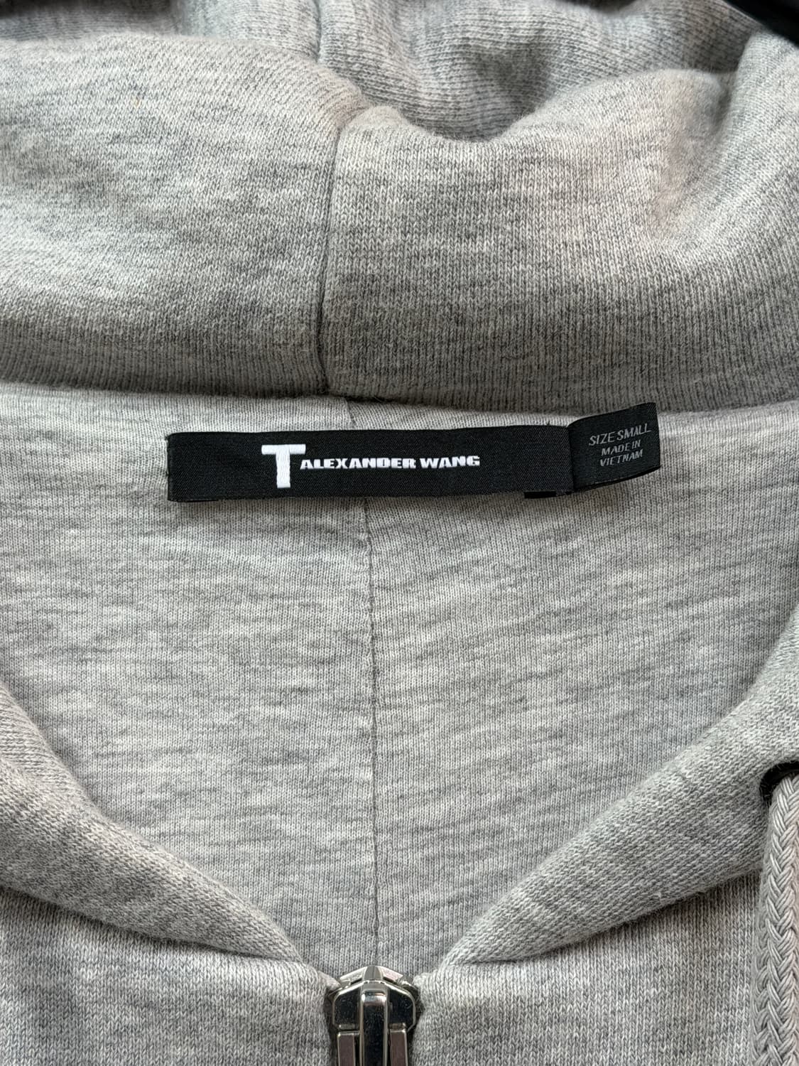 Alexander Wang 후드 집업 코트 그레이 S 상품이미지2