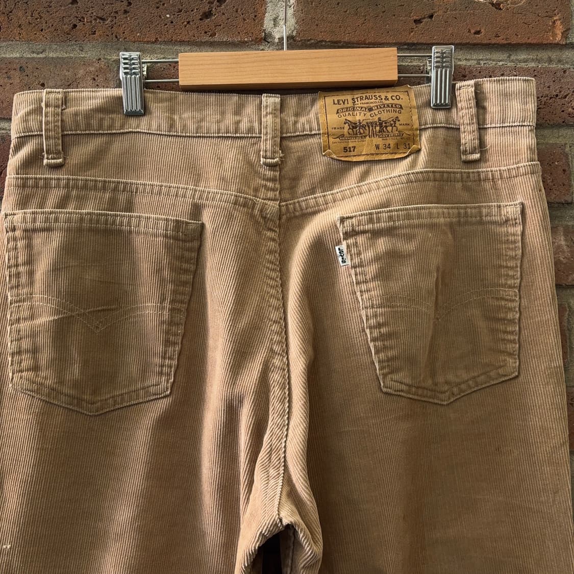 80s USA 리바이스 517 코듀로이 부츠컷 팬츠 상품이미지7