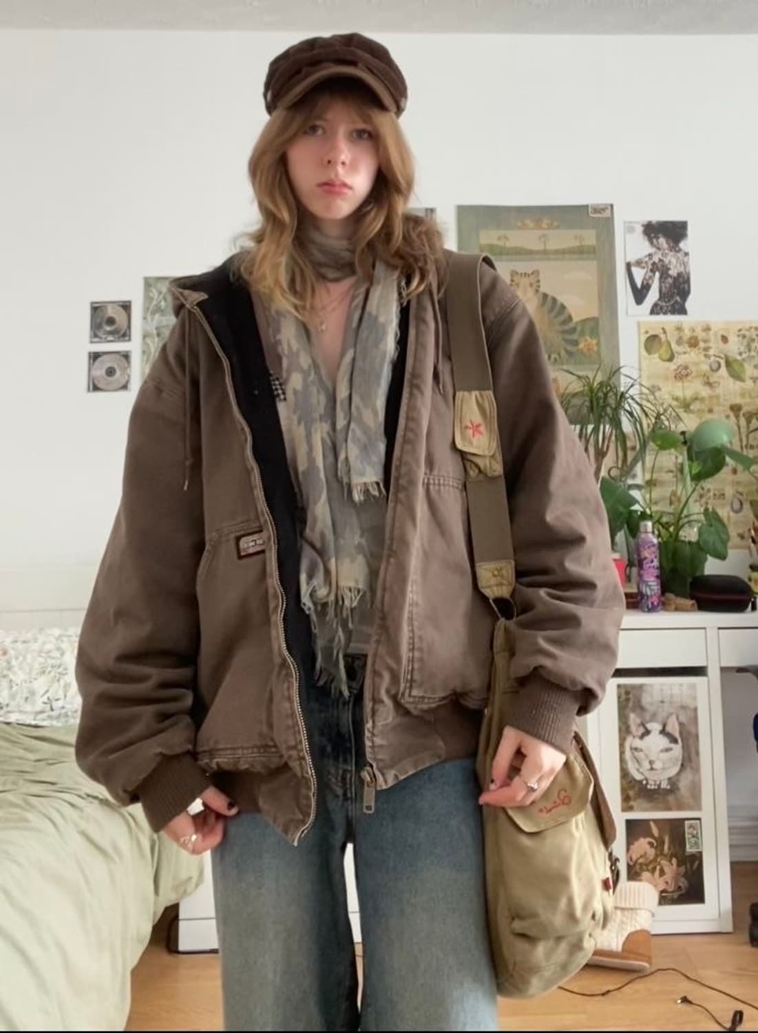 빈티지 포켓 야상 워크 자켓 상품이미지5