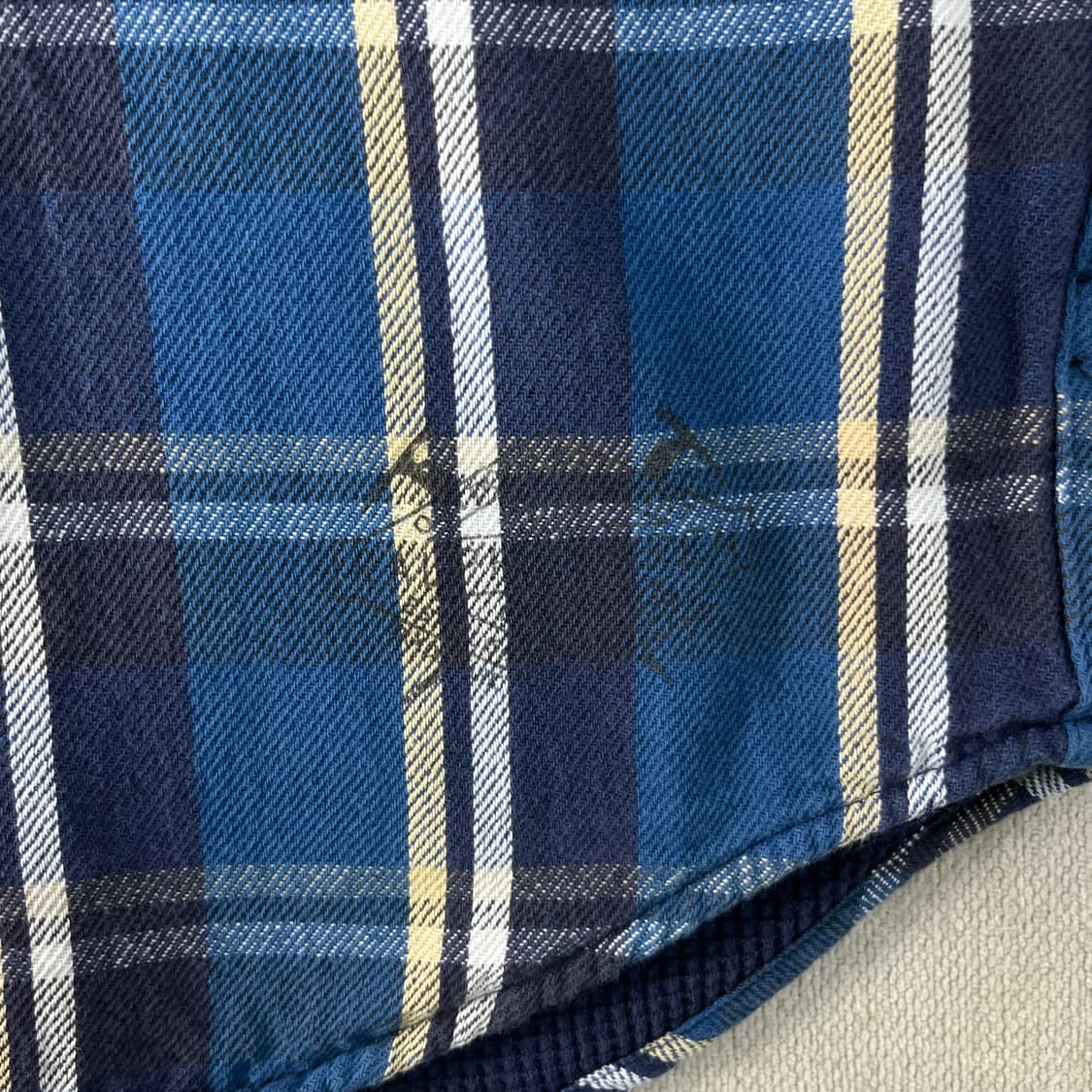 100 폴로랄프로렌 플란넬 후드 셔츠 상품이미지4