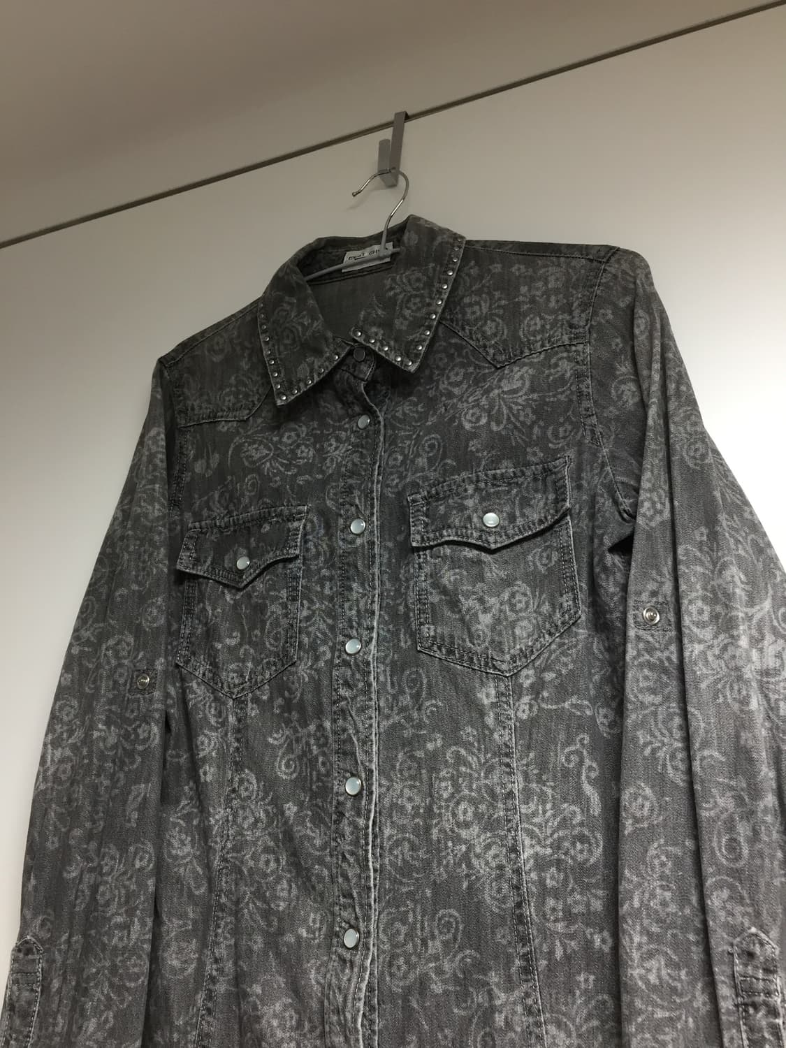 flower pattern western shirts 상품이미지1