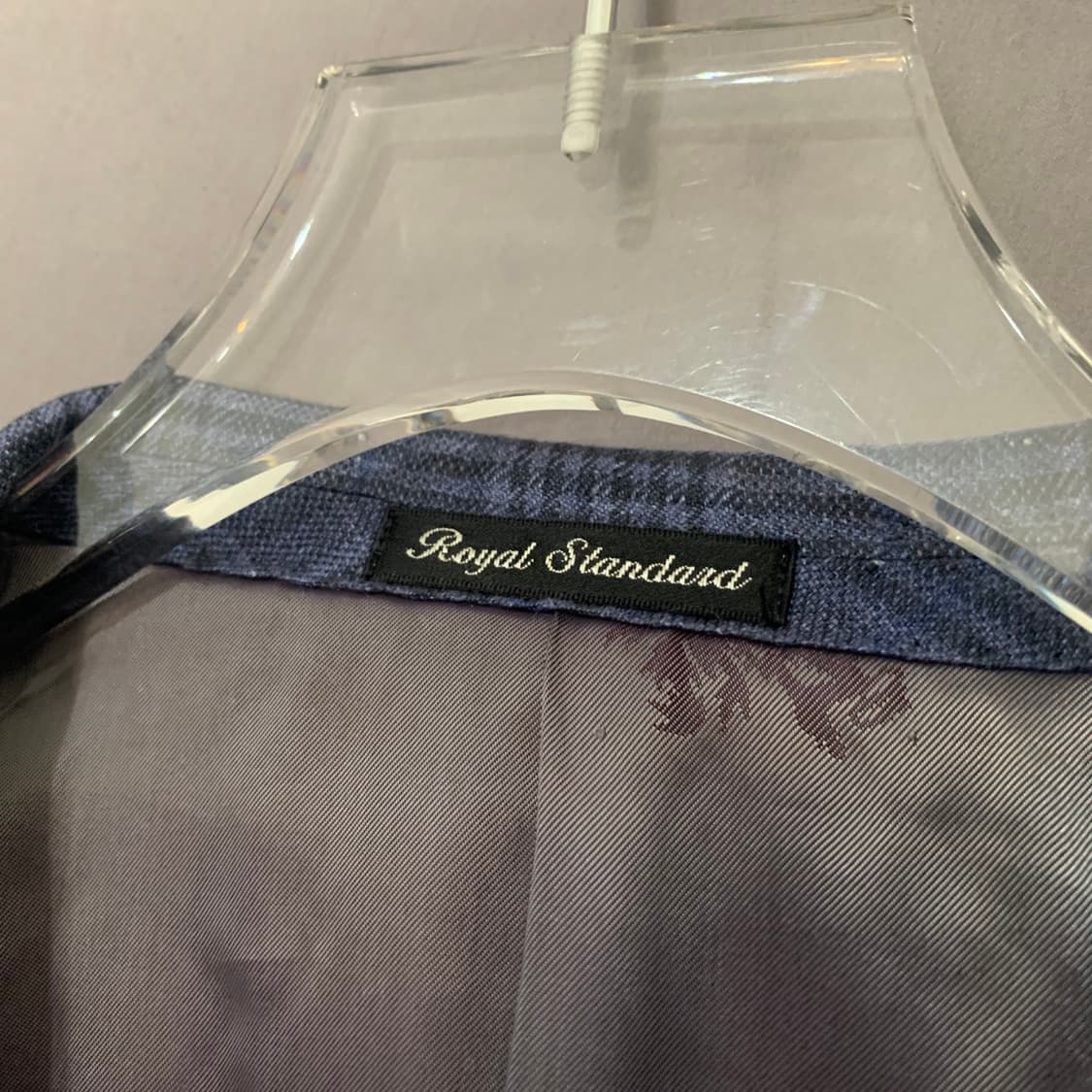 XXL 캠브리지멤버스 로얄스탠다드 제냐 린넨 체크 블레이저 자켓 상품이미지4