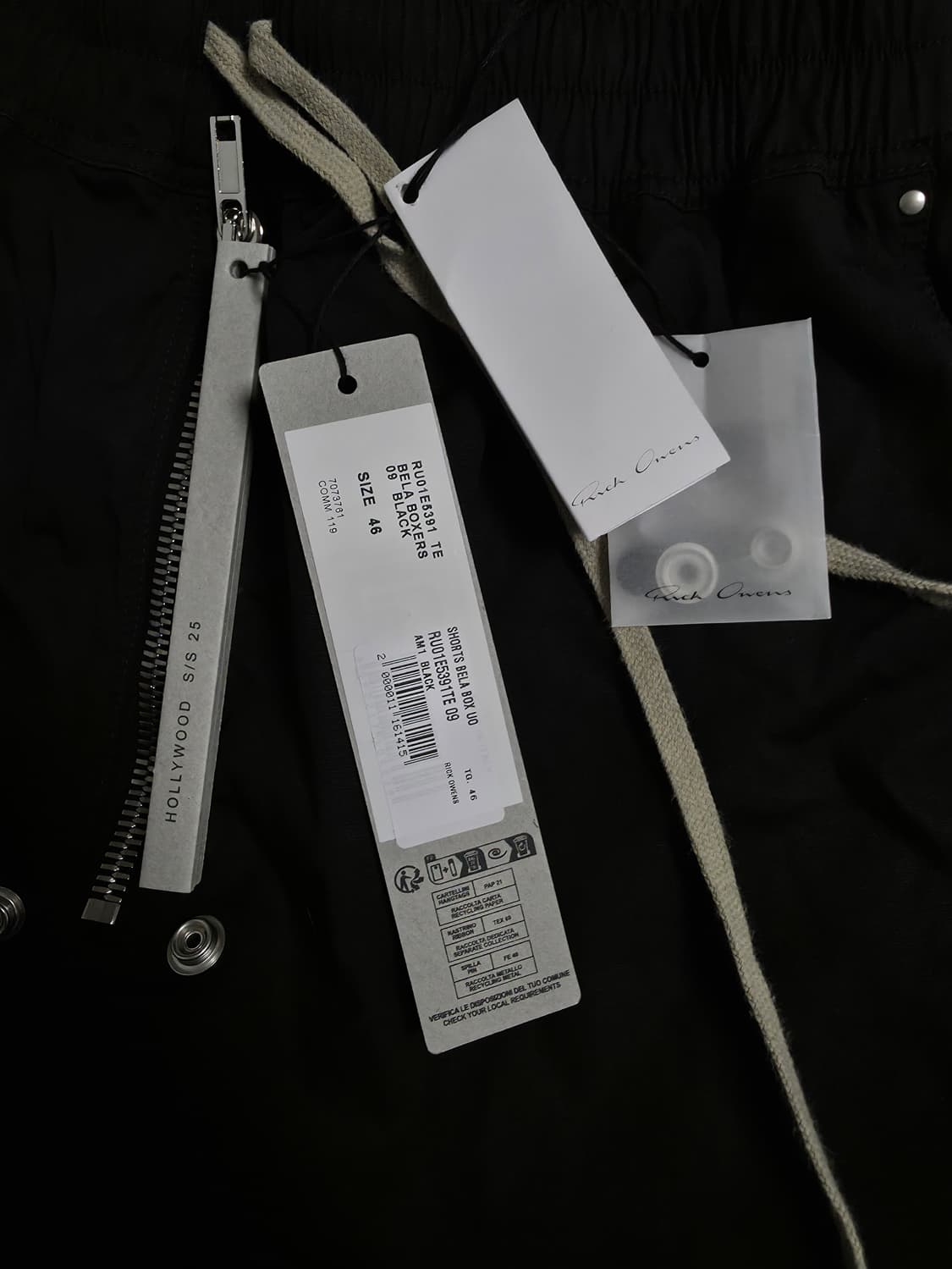 Rick owens 할리우드 벨라 박서 쇼츠 46사이즈 상품이미지4