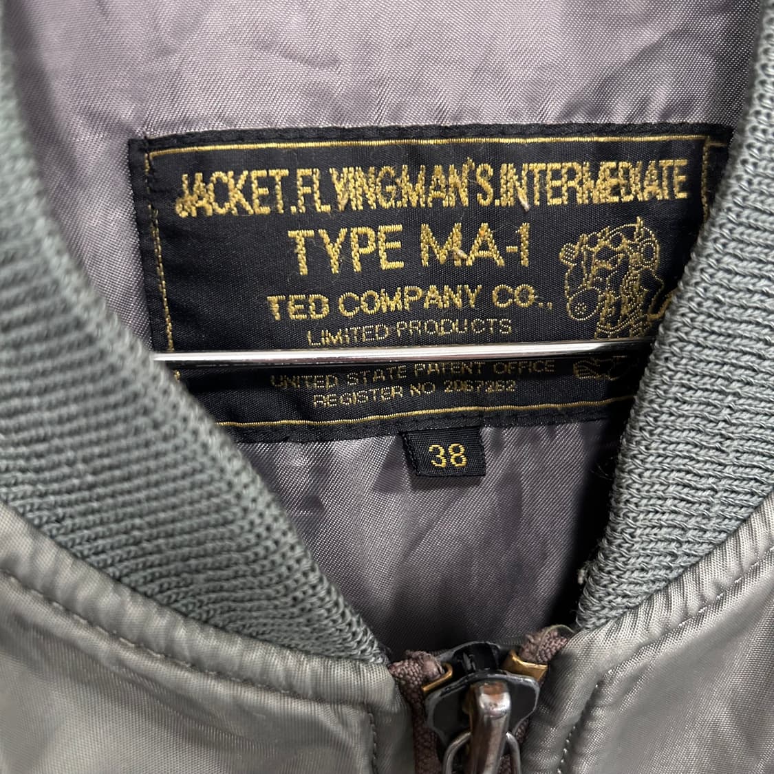테드컴퍼니 빈티지 와펜 ma-1 항공점퍼 상품이미지3