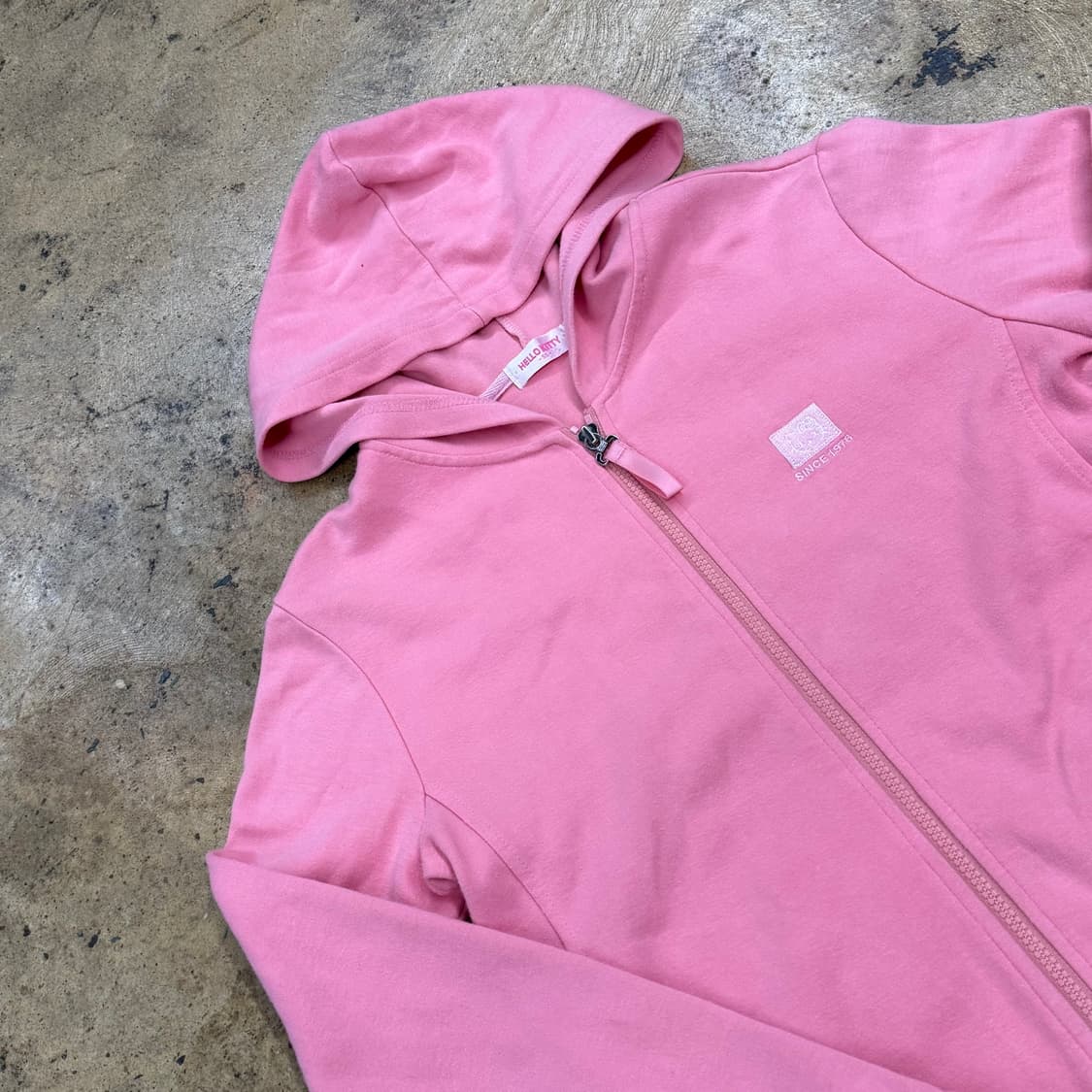 헬로키티 딸기우유 핑크 후드집업 상품이미지1