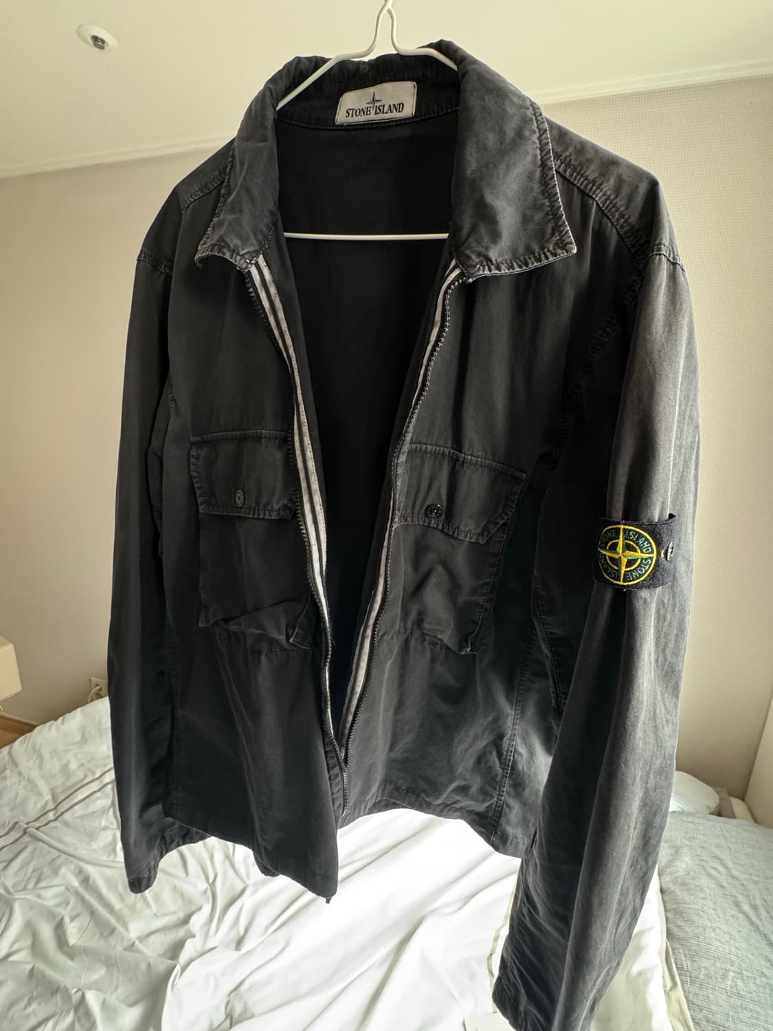 스톤아일랜드 올드이펙트 오버셔츠 상품이미지1