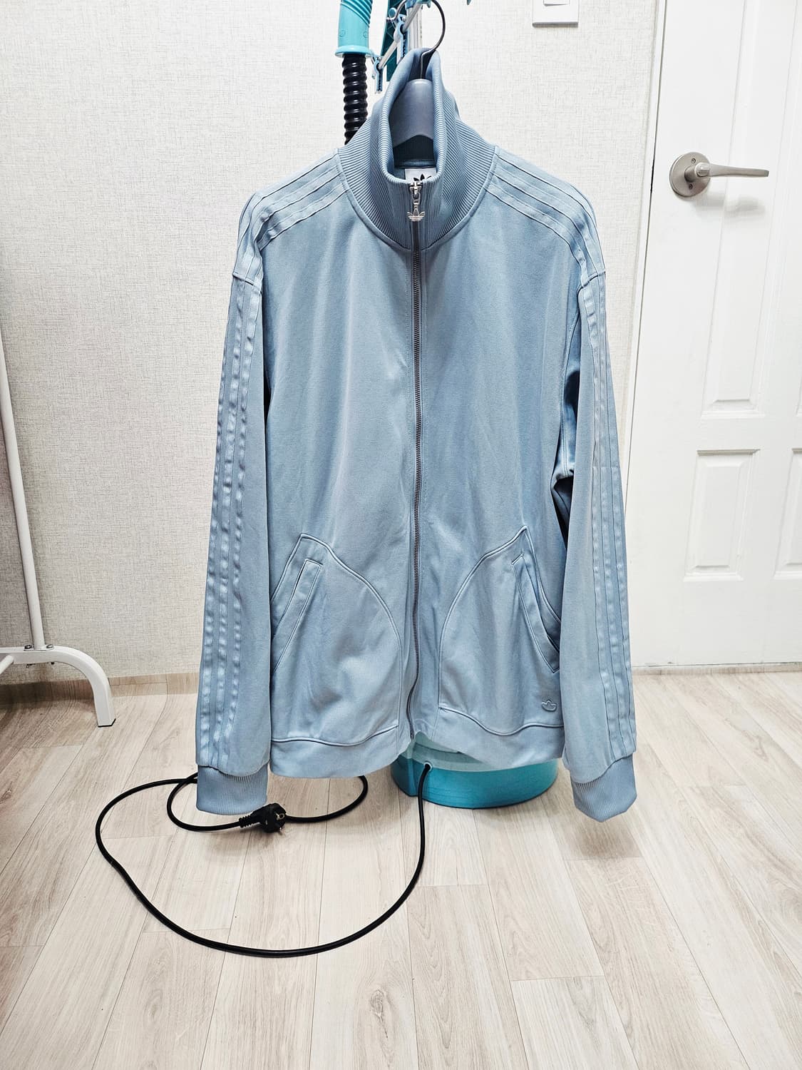 (110~115)2XL☆초희귀☆아디다스 베켄바우어 [하늘민트] 트랙탑져지 상품이미지1