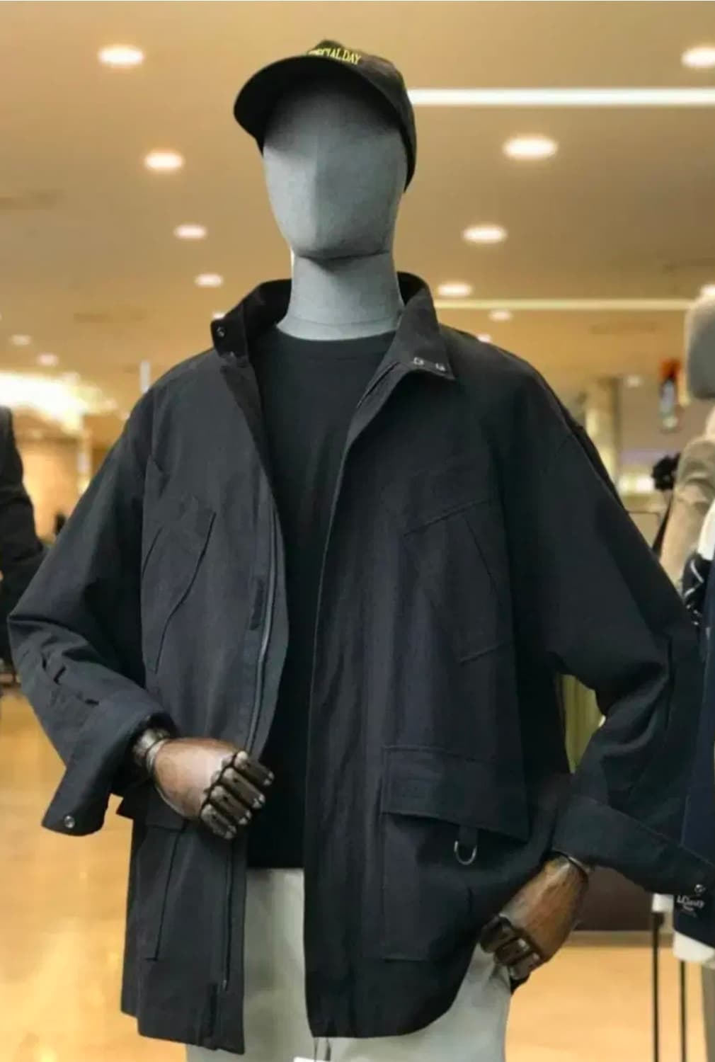 (착샷) 리버클래시 립스탑 모즈 자켓 블랙  상품이미지1