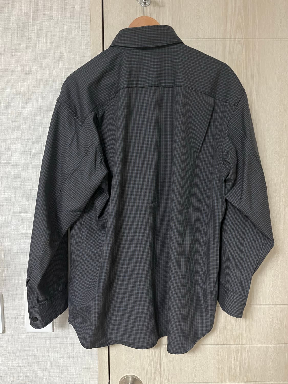 유니클로u 체크셔츠 상품이미지3