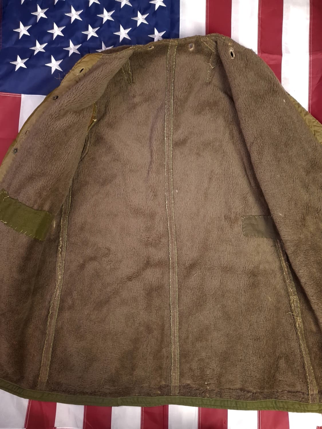 오리지날 미군 M-51 쉘파카 엑스라지 알파카 라이너 상품이미지7