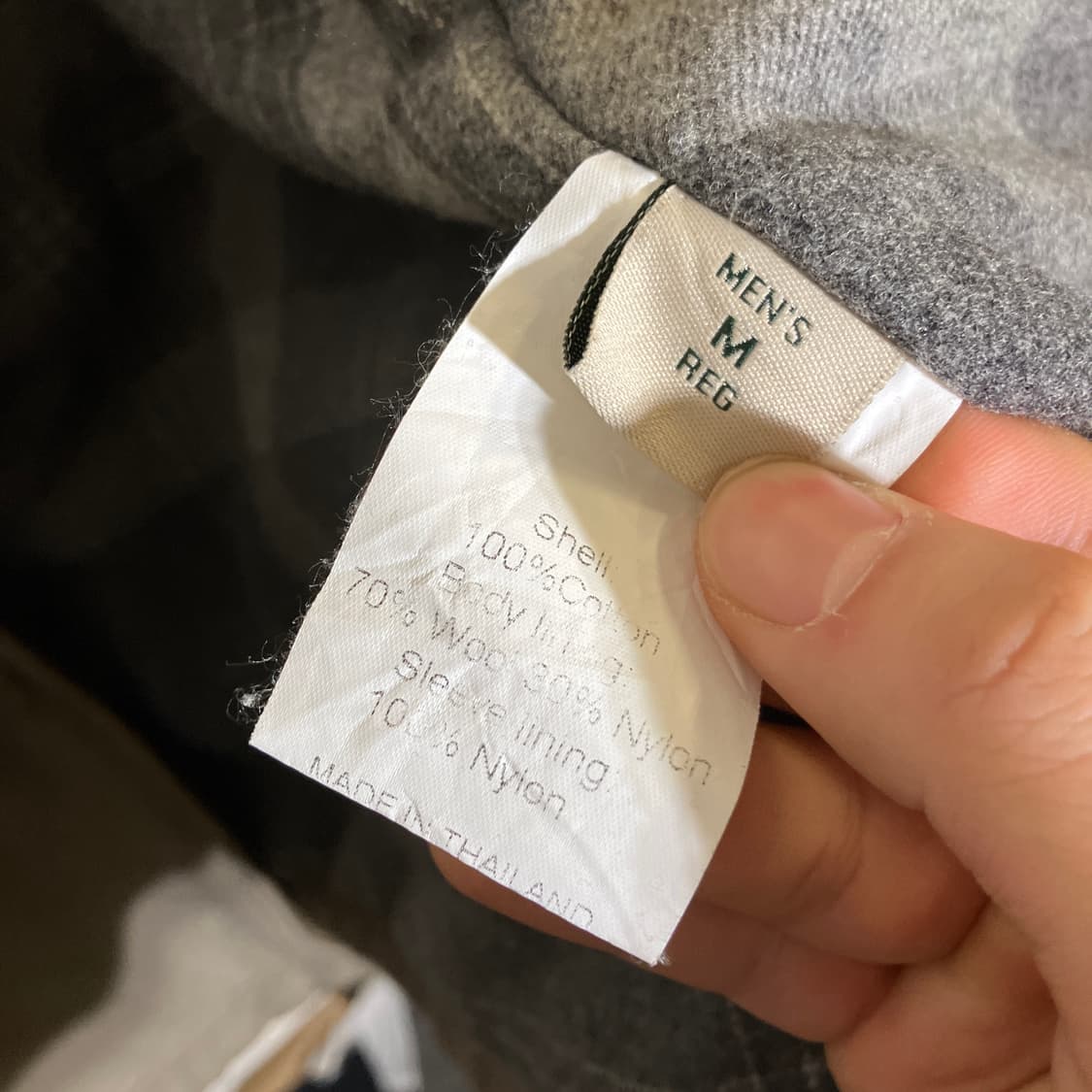 M-L)엘엘빈 울 안감 워크자켓 코튼 점퍼 상품이미지6