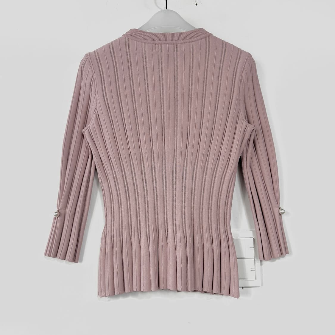 마인 펄 디테일 니트 스커트 set 상품이미지5