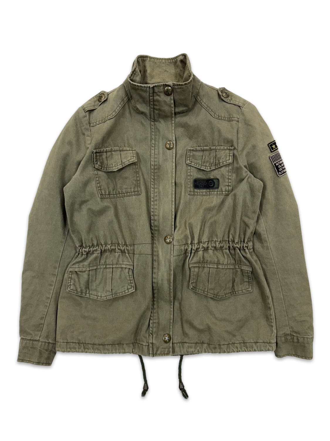 빈티지 TRES BIEN 카키 밀리터리 야상 자켓 상품이미지1