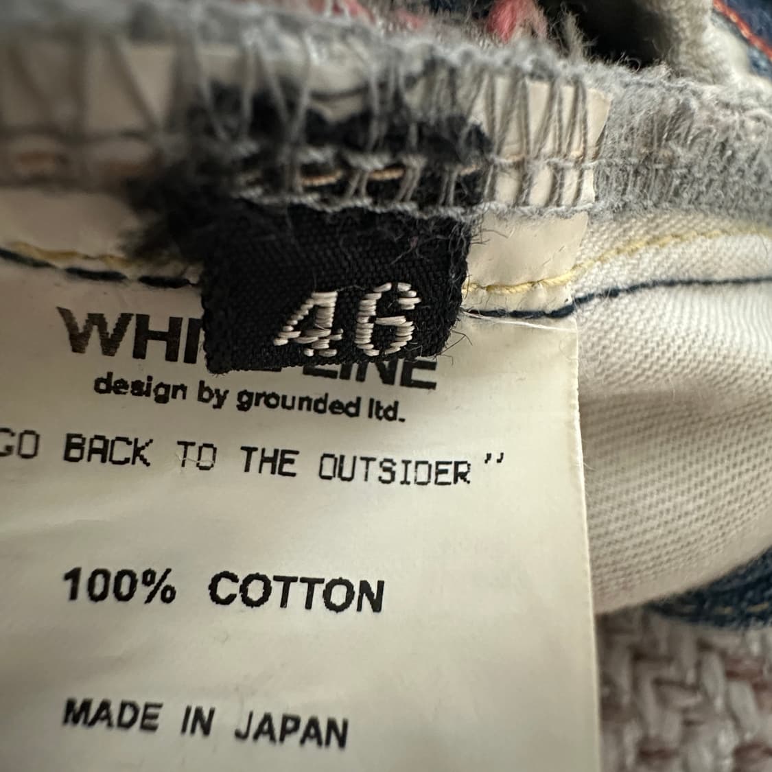 WHITE LINE japan made patchwork jeans 상품이미지5