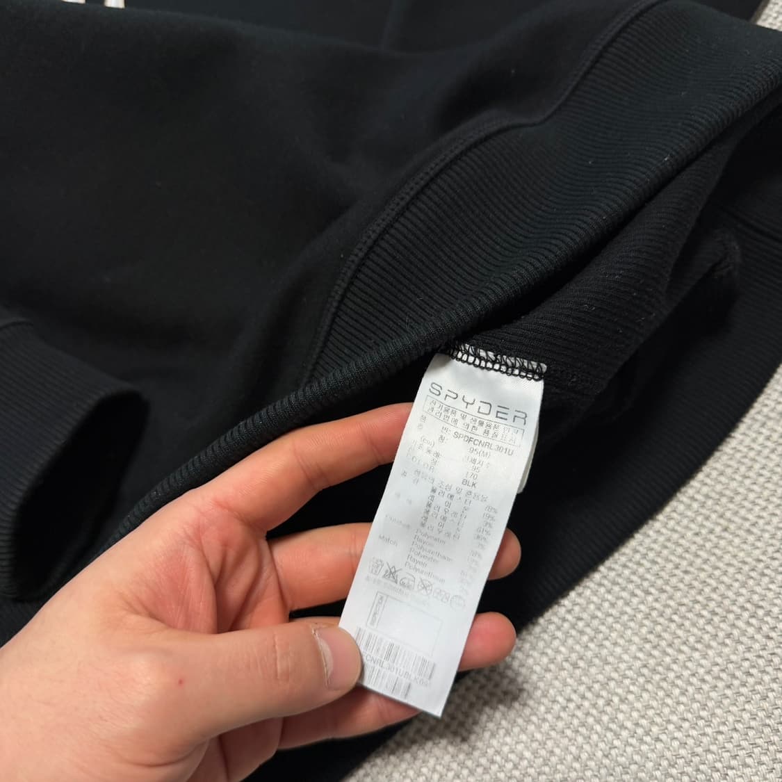 스파이더 빅로고 맨투맨 상품이미지3