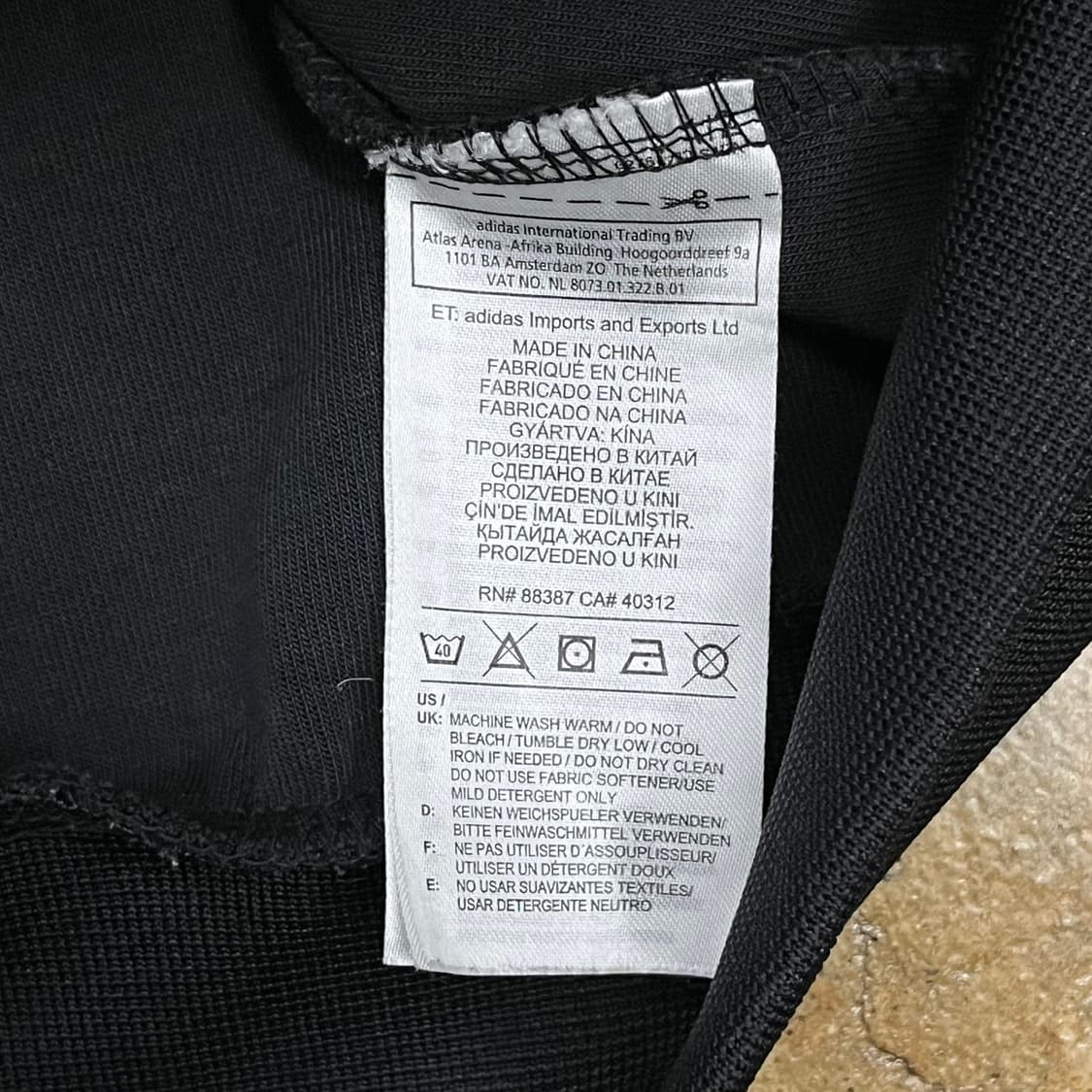 [정품/M] 아디다스 블랙 삼선 트랙 자켓 져지 b10 상품이미지6