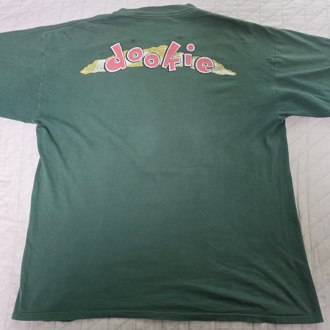 [XL] 90s 그린데이 두키 빈티지 밴드티 그린 상품이미지6