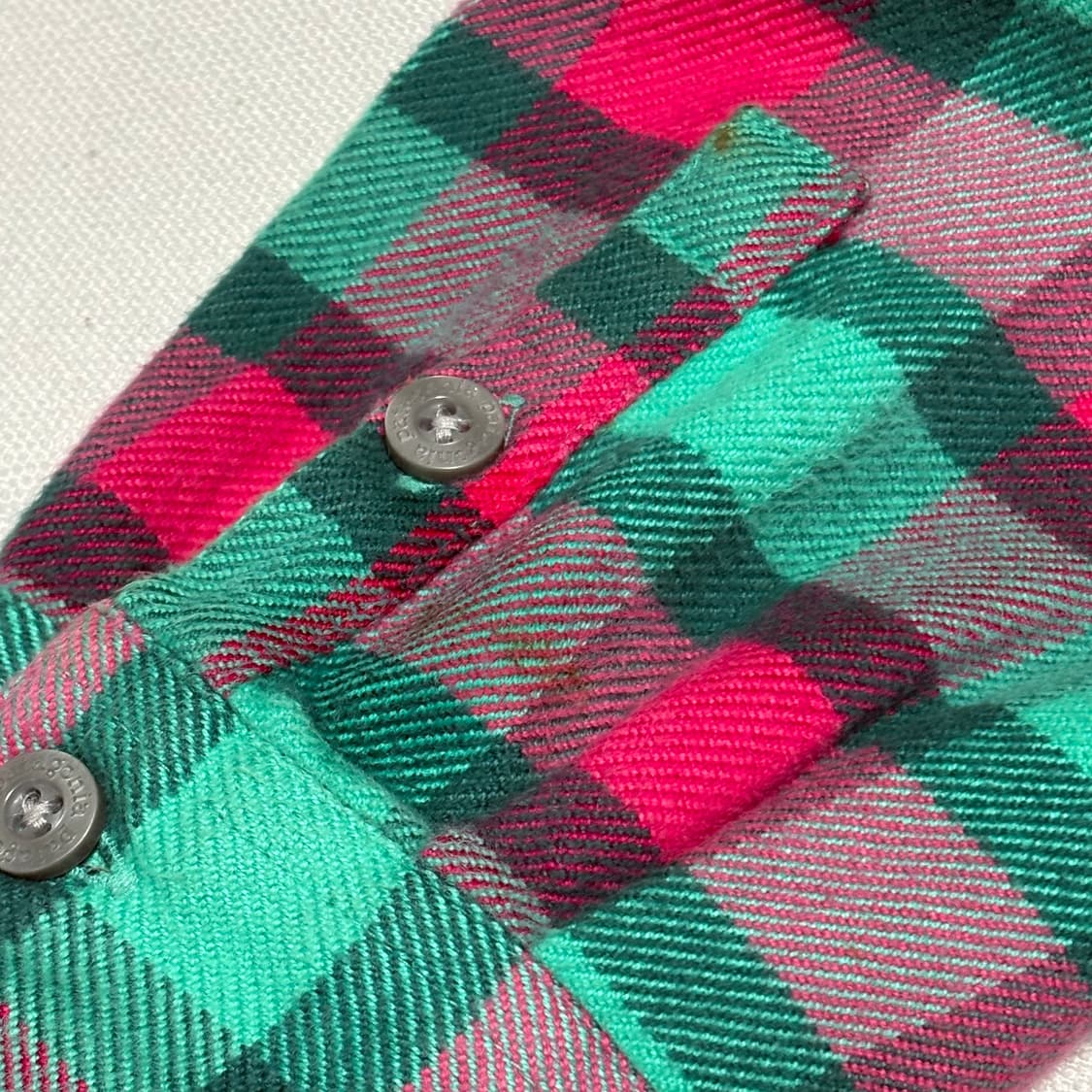 Patagonia 여성 민트 핑크 체크셔츠 상품이미지5