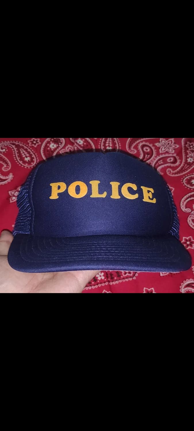 90s 폴리스 매쉬캡 모자 상품이미지1