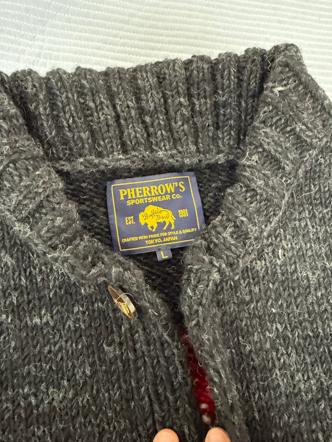 페로우즈 니트 가디건L 상품이미지3