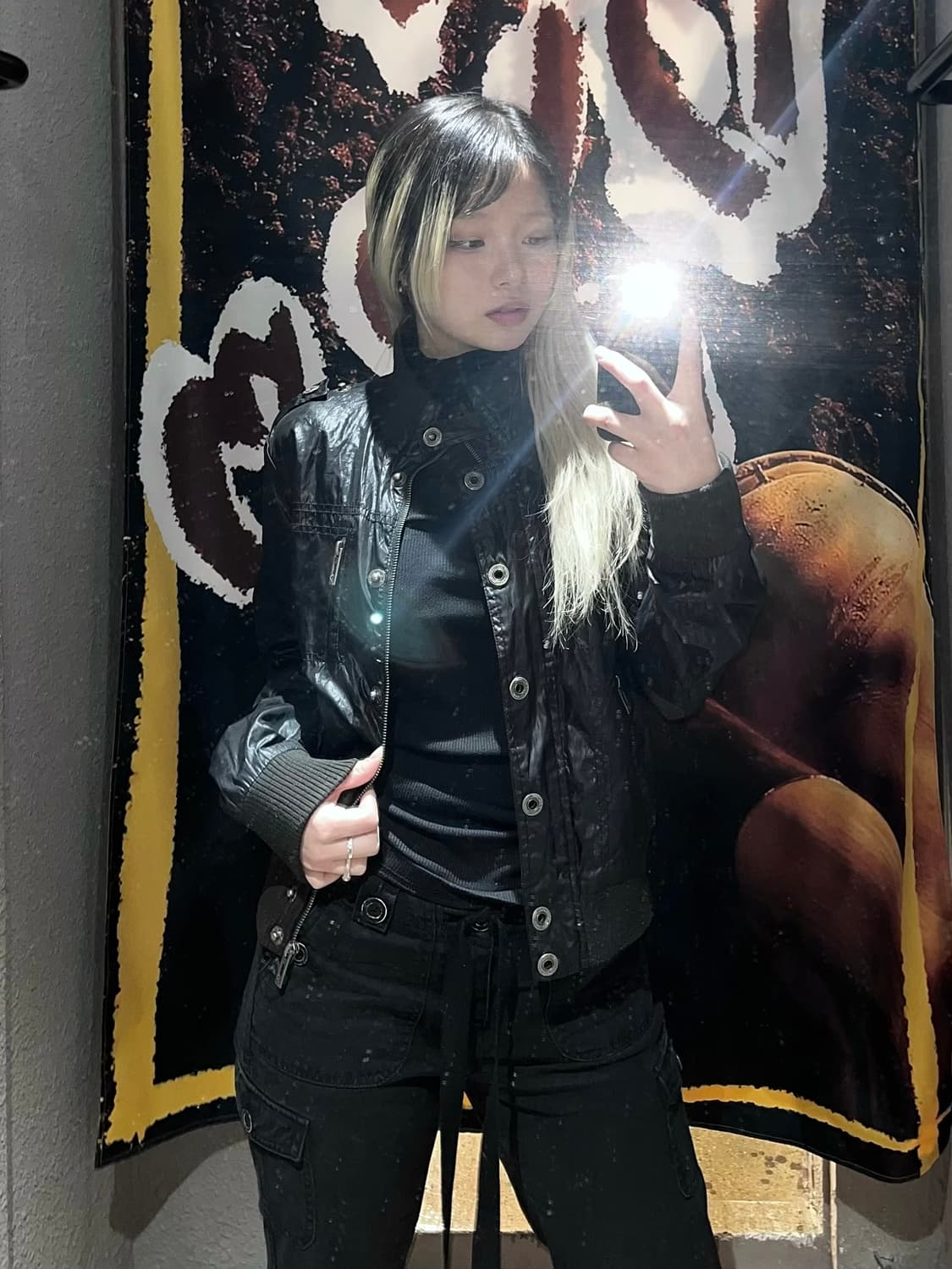 빈티지 나일론 스냅 자켓 상품이미지3