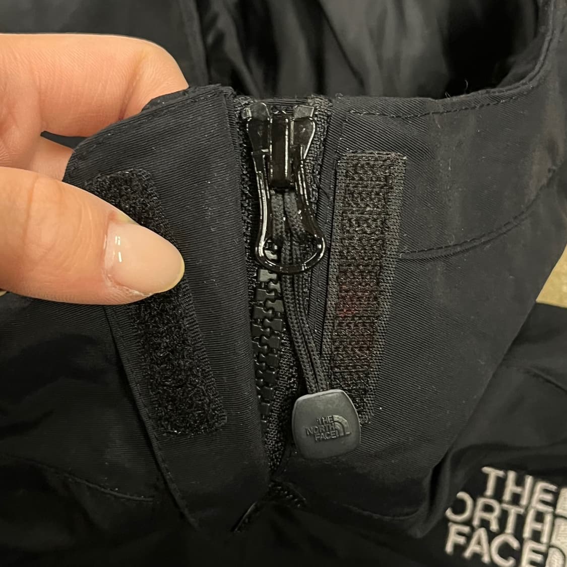 [정품/M] 노스페이스 블랙 후드 바람막이 자켓 b10 상품이미지7