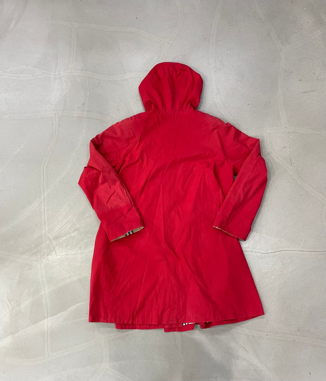 버버리 코튼 트렌치코트 레드 9 상품이미지3