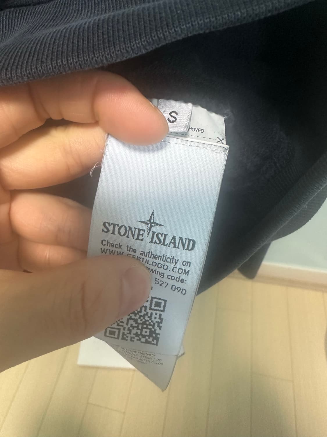 스톤아일랜드X슈프림 콜라보 s사이즈 후드티 블랙 상품이미지6