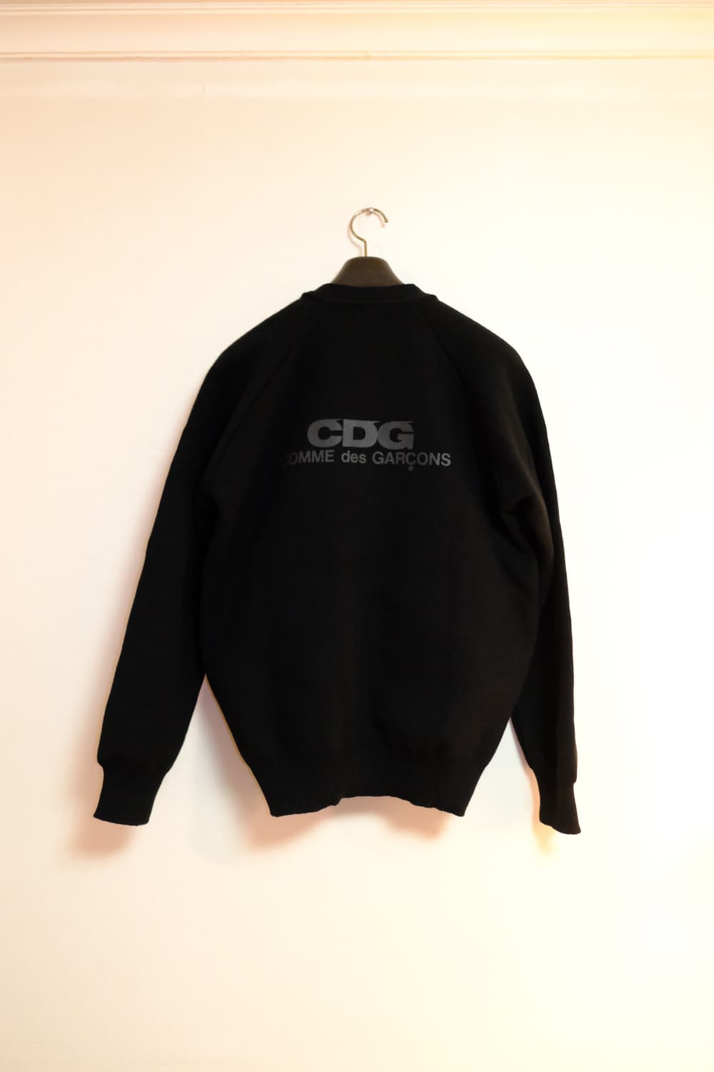 CDG v-neck cardigan / 꼼데가르송 브이넥 스쿨 가디건 상품이미지2