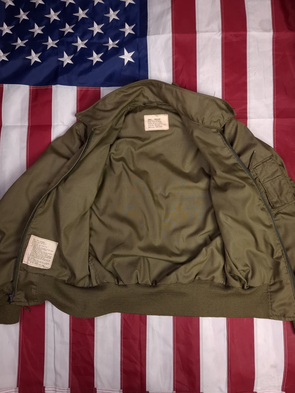 새제품 오리지날 초기형 70's 미군 CVC 노맥스 항공자켓 상품이미지9
