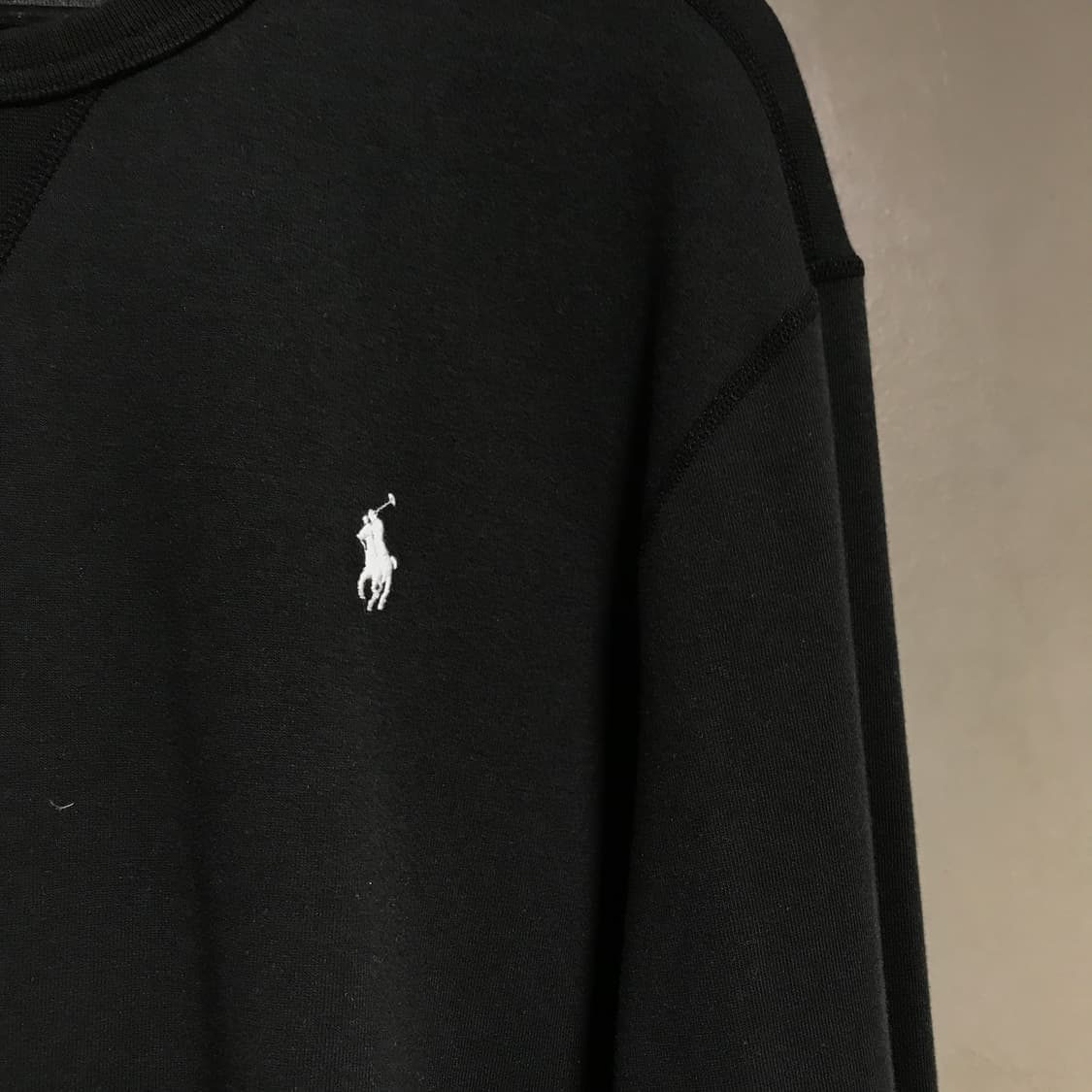 폴로 랄프로렌 맨투맨 블랙 L 상품이미지4