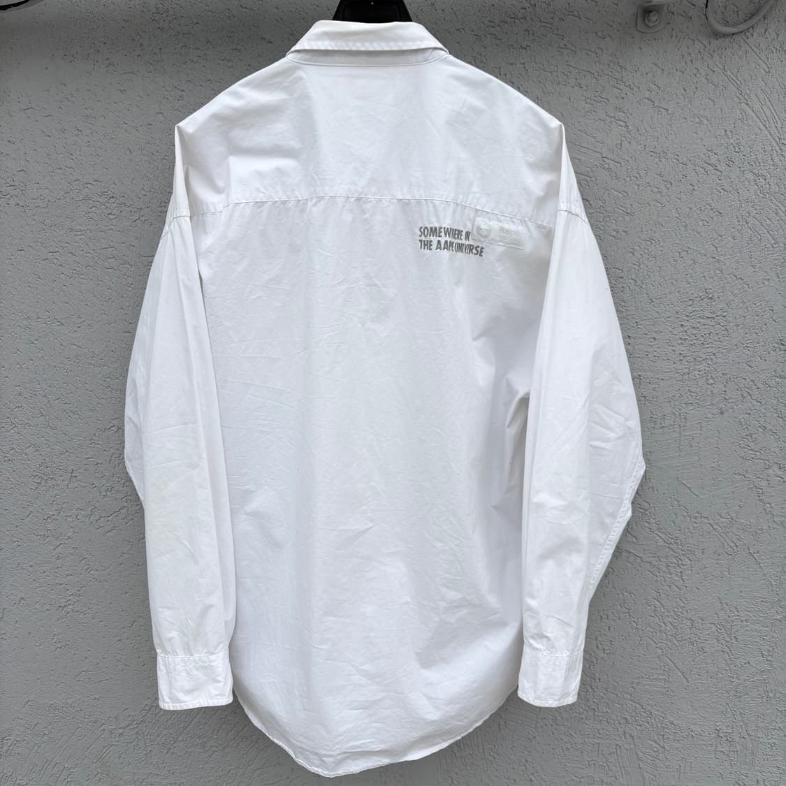  Aape Patch Logo White Overshirt 상품이미지7