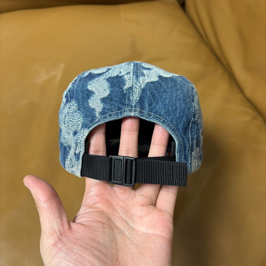 슈프림 캠프캡 모자 박스로고 플레임 데님 상품이미지7