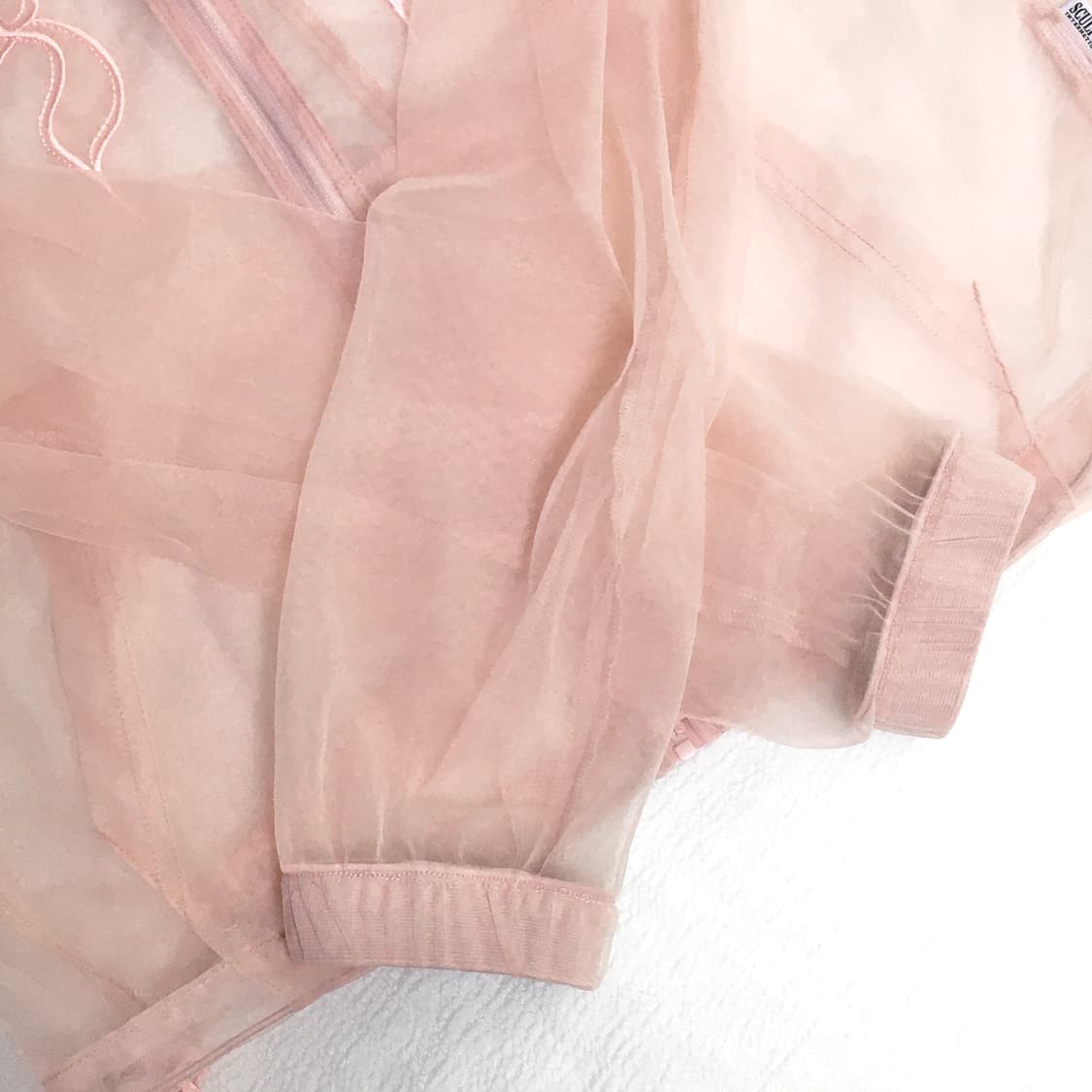 스컬프터 Mesh Sheer Zip-Up Jacket Pink (M) 상품이미지3