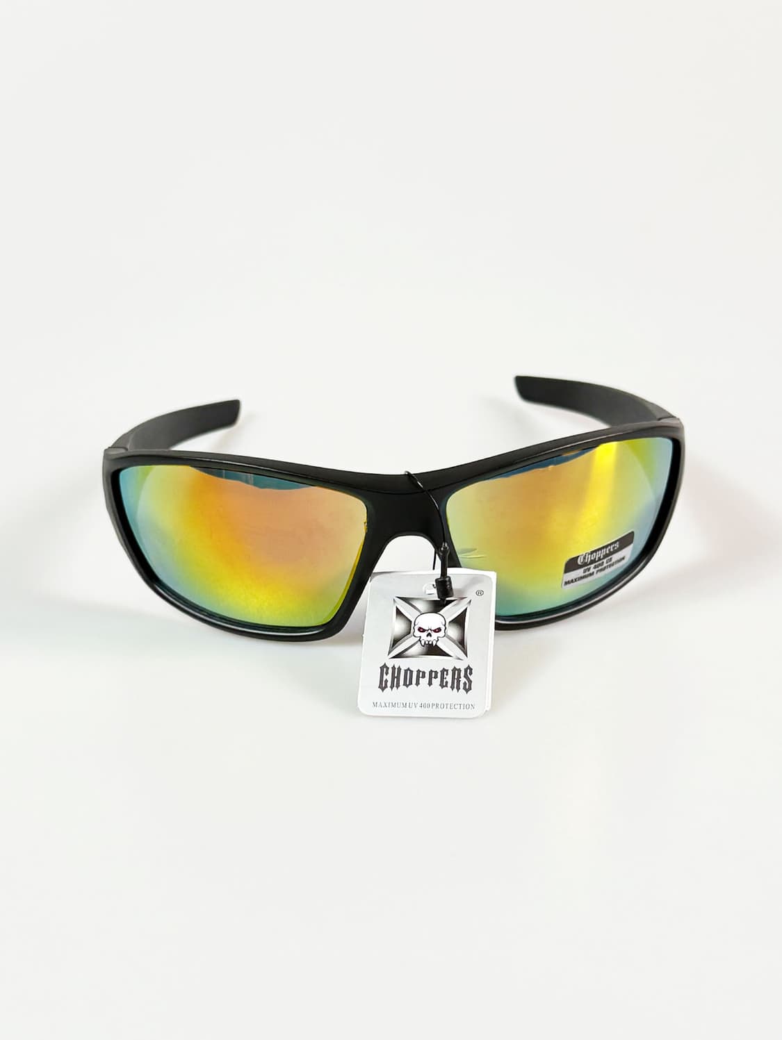 CHOPPERS 맷블랙 랩어라운드 스포티 바이커 빈티지 선글라스 상품이미지4