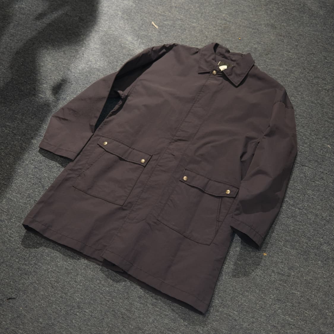 시에라디자인 네이비 코트 상품이미지1