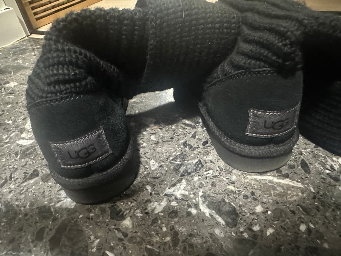 어그 카디 니트 부츠 블랙 250 상품이미지3