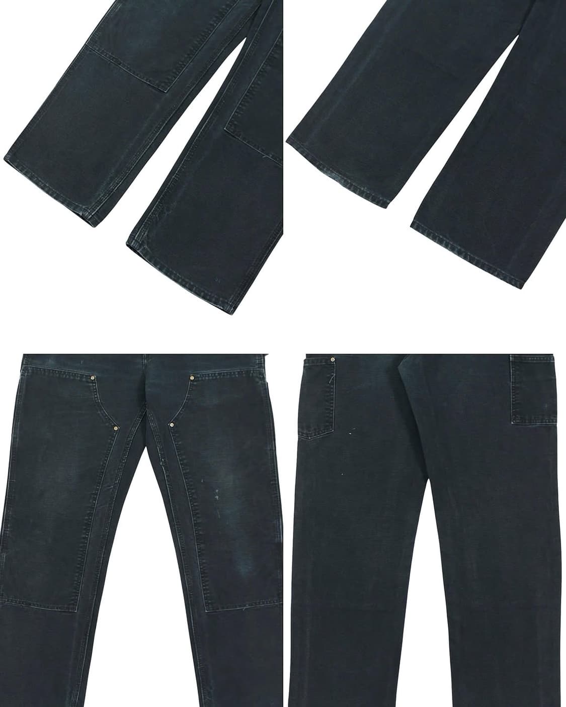 2005 칼하트 B01 BLK 블랙 더블니 카펜터 팬츠 빈티지 상품이미지8