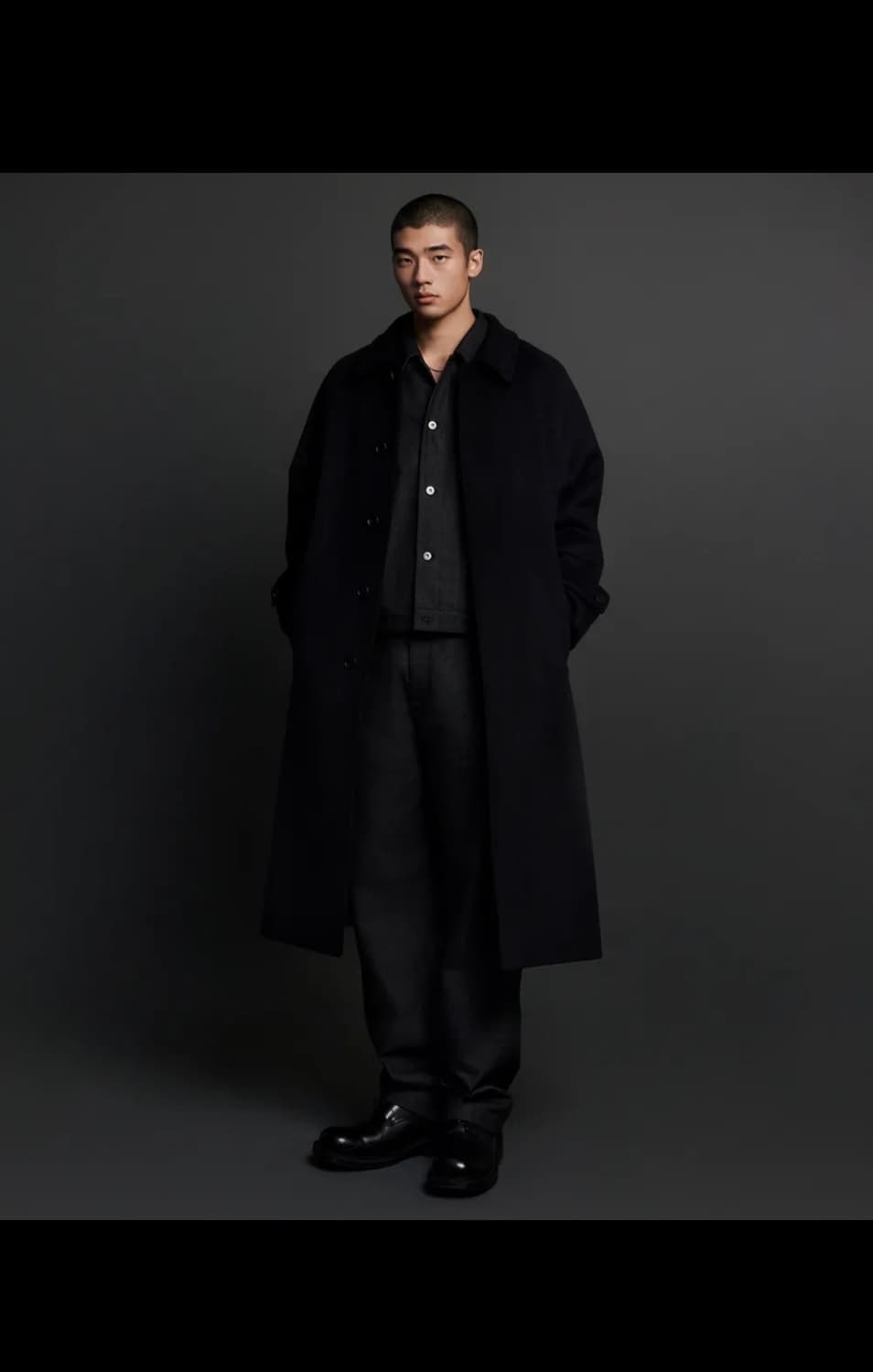 무탠다드 캐시미어 블렌드 오버사이즈 발마칸 코트 상품이미지1