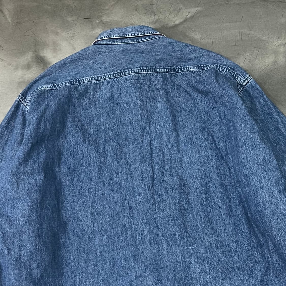  엘엘빈 라이닝 데님 셔츠 y14611 상품이미지5