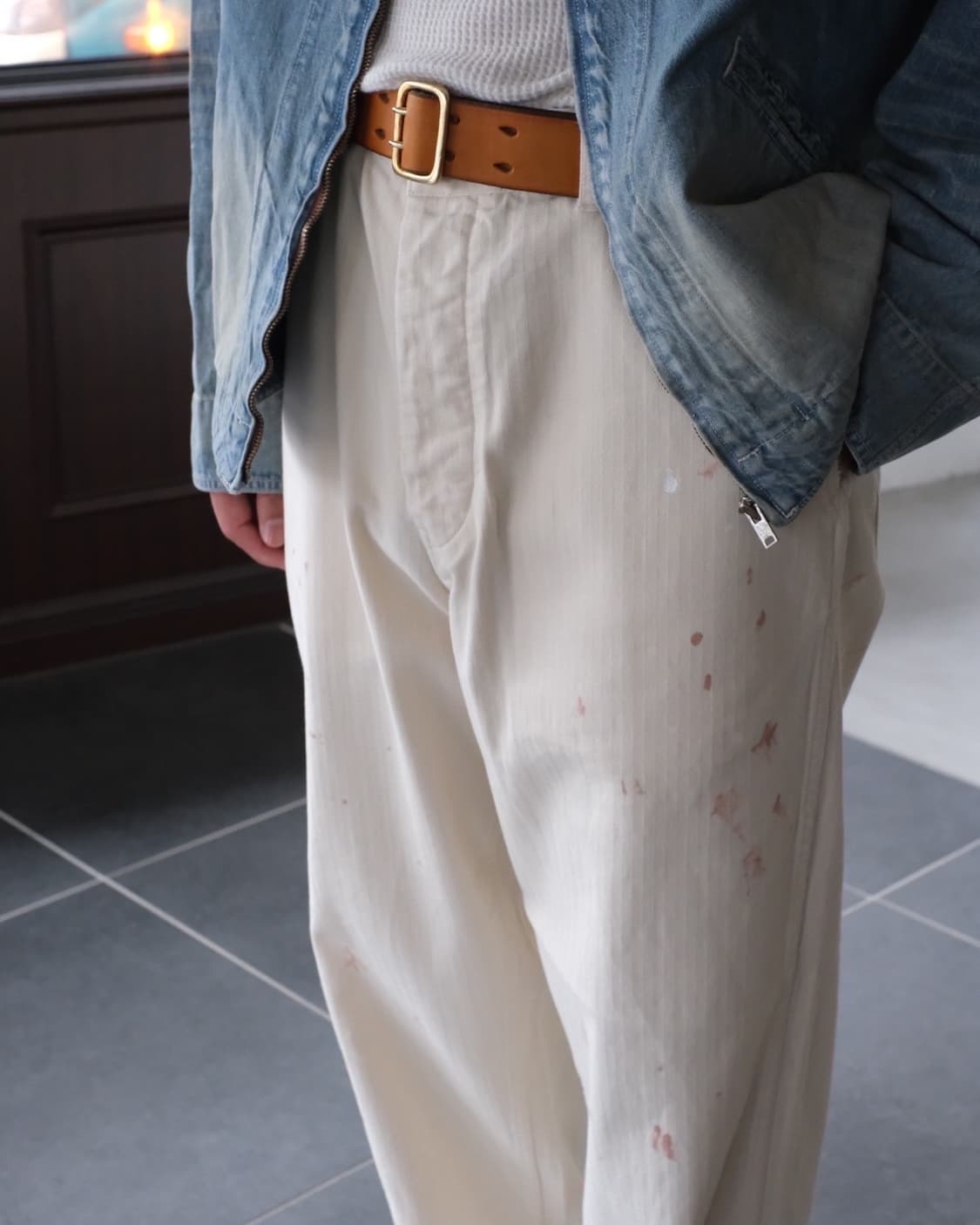 Herill 25SS USMC HBT Pants Natural 상품이미지2