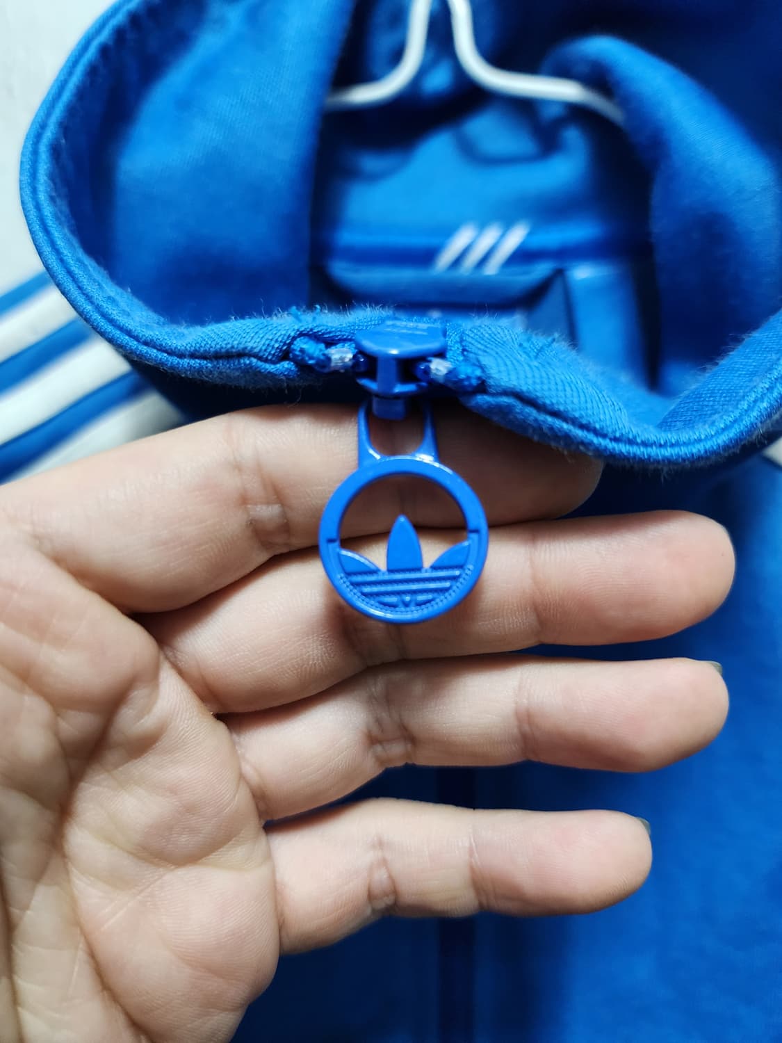 아디다스 파란색 유로파 삼선 트랙탑 상품이미지4