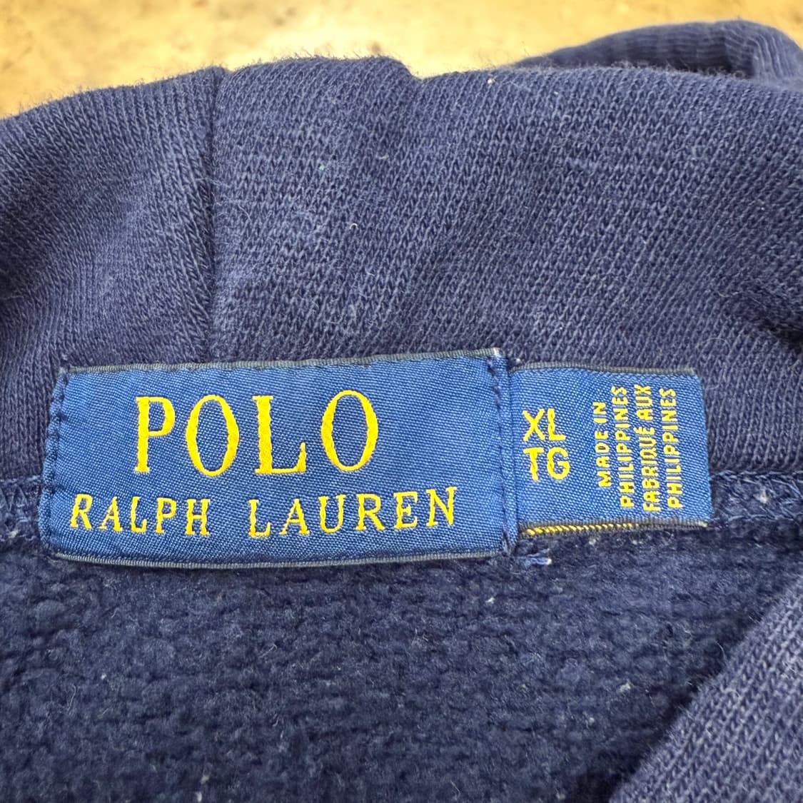 폴로 랄프로렌 네이비 레드 후드티 상품이미지5